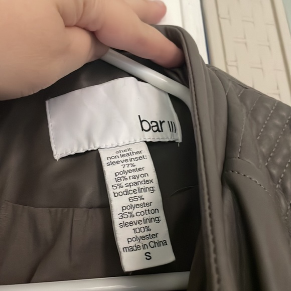 Bar III faux leather jacket - Picture 2 of 4